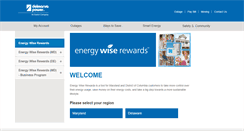 Desktop Screenshot of energywiserewards.delmarva.com